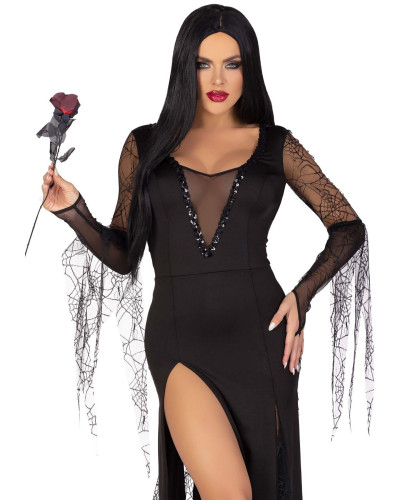 Костюм Мортиши Аддамс Leg Avenue Sexy Spooky Morticia L - Фото №1
