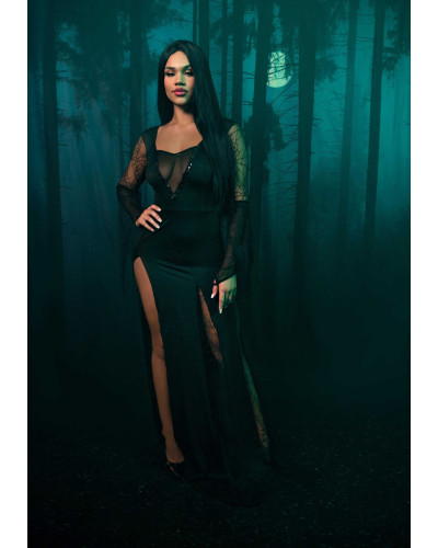 Костюм Мортиши Аддамс Leg Avenue Sexy Spooky Morticia L - Фото №5