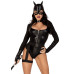 Еротичний костюм кішечки Leg Avenue Fierce Feline XS, боді, пояс з підв’язкою, маска кішки - Фото №1