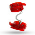 Поножи Feral Feelings - Ankle Restraints Red Trasparent - Фото №1