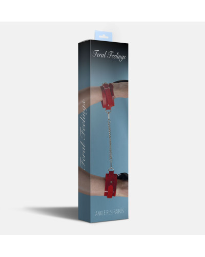Поножи Feral Feelings - Ankle Restraints Red - Фото №2