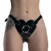 Трусики Сердце для страпона Feral Feelings - Hearts Strap-on Belt Black - Фото №2