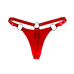 Трусики класичні Feral Feelings - String Bikini Red Trasparent - Фото №1