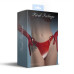 Трусики класичні Feral Feelings - String Bikini Red Trasparent - Фото №2