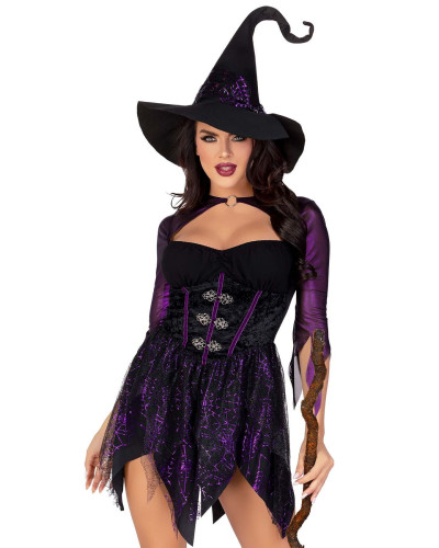 Костюм ведьмы Leg Avenue Mystical Witch M, платье, шляпа - Фото №1