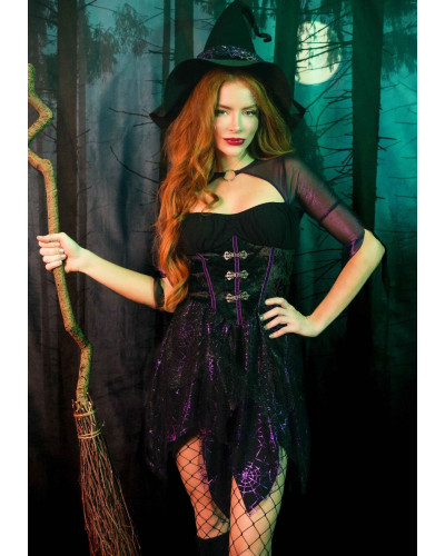 Костюм ведьмы Leg Avenue Mystical Witch M, платье, шляпа - Фото №3