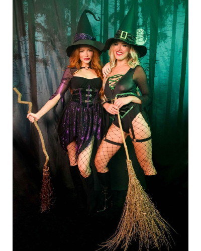 Костюм ведьмы Leg Avenue Mystical Witch XL, платье, шляпа - Фото №6
