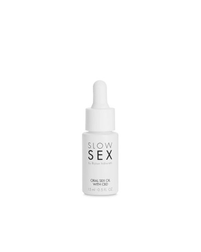 Олія для орального сексу Bijoux Indiscrets Slow Sex Oral Sex Oil CBD (15 мл) - Фото №3