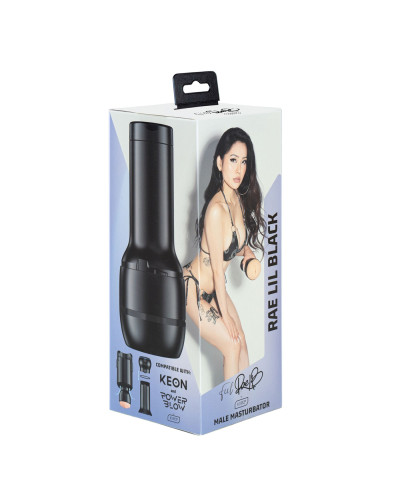 Мастурбатор Kiiroo Feel Rae Lil Black PBC сумісний з PowerBlow та Keon - Фото №1