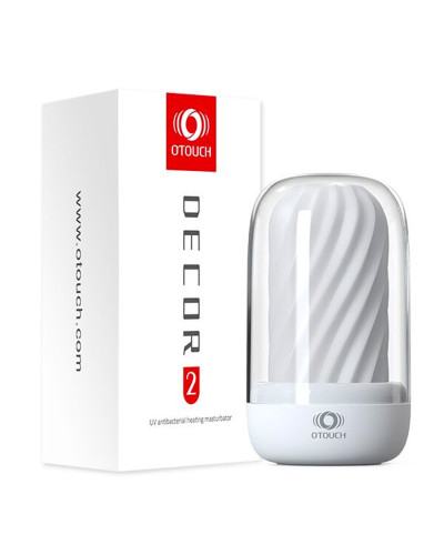 Мастурбатор Otouch DECOR 2, TPE, підігрів до 55 °C, УФ-дезінфекція - Фото №9
