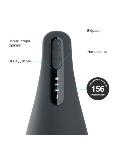 Мастурбатор Otouch AIRTURN 1, 7 режимів вібрації, 2 рівні підігріву, лічильник фрикцій - Фото №5