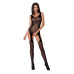 Бодістокінг Passion BS061 black, комбінезон, імітація панчіх - Фото №3