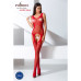 Бодістокінг Passion BS061 red, комбінезон, імітація панчіх - Фото №2