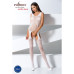 Бодістокінг Passion BS061 white, комбінезон, імітація панчох - Фото №2