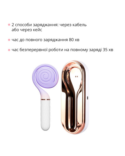 Пульсатор з вакуумною стимуляцією Otouch LOLLIPOP Purple - Фото №5