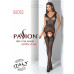 Сітчастий бодістокінг Passion BS062 One Size, Black, комбінезон, імітація панчіх, відкритий доступ - Фото №7
