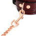 Шкіряні наручники Liebe Seele Wine Red Wrist Cuffs, знімний ланцюжок-кріплення - Фото №6