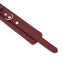 Шкіряні наручники Liebe Seele Wine Red Wrist Cuffs, знімний ланцюжок-кріплення - Фото №8