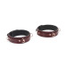 Фіксатори для стегон Liebe Seele Wine Red Thigh Cuffs L Size, натуральна шкіра - Фото №2
