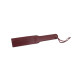 Двосторонній паддл Liebe Seele Wine Red Spanking Paddle, натуральна шкіра - Фото №4