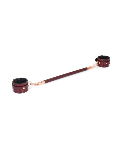 Фиксатор-распорка для ног или рук Liebe Seele Wine Red Spreader Bar, дерево + натуральная кожа - Фото №6