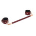 Фиксатор-распорка для ног или рук Liebe Seele Wine Red Spreader Bar, дерево + натуральная кожа - Фото №7