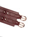 Шкіряний пояс для бондажу Liebe Seele Wine Red Waist Cuff, S Size - Фото №4