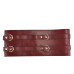 Шкіряний пояс для бондажу Liebe Seele Wine Red Waist Cuff, S Size - Фото №6