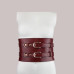 Шкіряний пояс для бондажу Liebe Seele Wine Red Waist Cuff, S Size - Фото №7