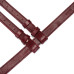 Кожаные трусы для страпона Liebe Seele Wine Red Strap on Harness, универсальный размер - Фото №6