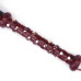 Флоггер Liebe Seele Wine Red Studded Flogger, натуральная кожа - Фото №3
