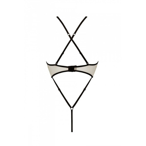 Боди с доступом Passion CHIKA BODY L/XL, cream