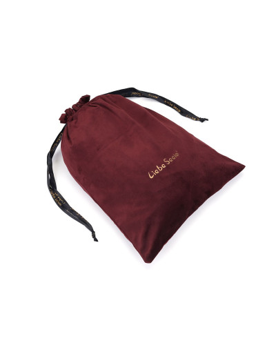 Оксамитовий мішечок для зберігання іграшок Liebe Seele Wine Red Large Storage Bag Oblong, 34х45 см - Фото №1