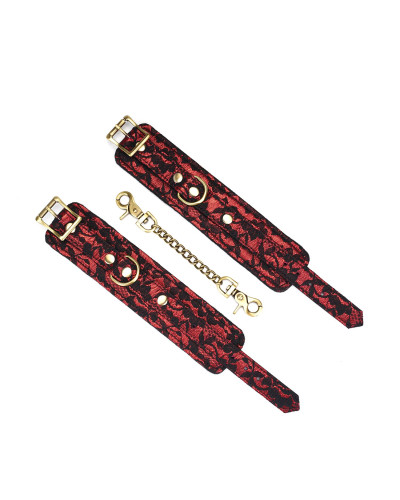 Наручники Liebe Seele Victorian Garden Wrist Cuff, кільця та з’єднувальний ланцюжок - Фото №2