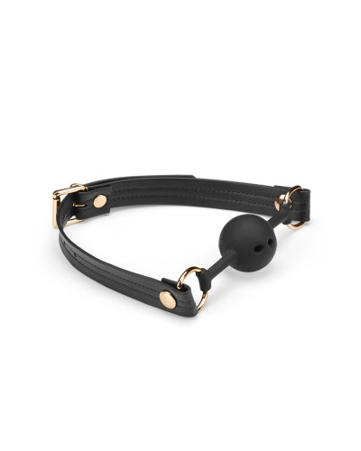 Кляп Liebe Seele Black Organosilicon Ball Gag - Фото №1