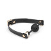 Кляп Liebe Seele Black Organosilicon Ball Gag - Фото №1