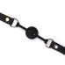 Кляп Liebe Seele Black Organosilicon Ball Gag - Фото №5