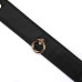 Нашийник з повідцем Liebe Seele Black Organosilicon Collar with Leash, екошкіра - Фото №3