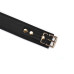 Нашийник з повідцем Liebe Seele Black Organosilicon Collar with Leash, екошкіра - Фото №6