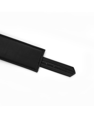 Наручники з ланцюжком Liebe Seele Black Organosilicon Wrist Cuff, екошкіра - Фото №3