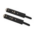Наручники з ланцюжком Liebe Seele Black Organosilicon Wrist Cuff, екошкіра - Фото №4