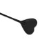 Шльопалка-сердечко Liebe Seele Black Organosilicon Riding Crop, екошкіра - Фото №4