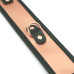 Широкий нашийник з повідцем Liebe Seele Rose Gold Memory Collar with Leash, натуральна шкіра - Фото №7
