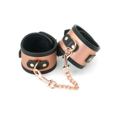 Поножи Liebe Seele Rose Gold Memory Ankle Cuffs, натуральная кожа, розовое золото