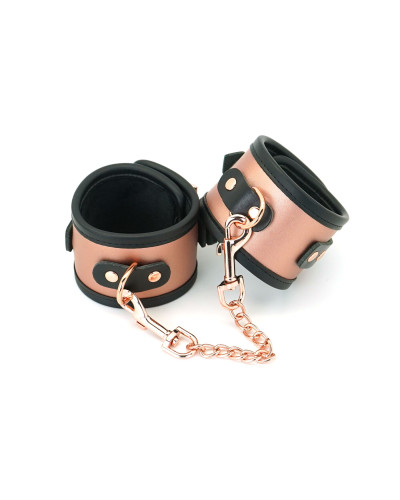 Поножи Liebe Seele Rose Gold Memory Ankle Cuffs, натуральная кожа, розовое золото - Фото №1