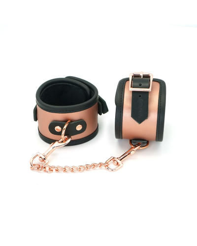 Поножи Liebe Seele Rose Gold Memory Ankle Cuffs, натуральная кожа, розовое золото - Фото №2
