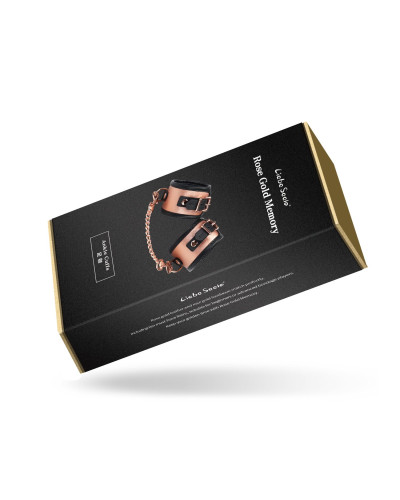Поножи Liebe Seele Rose Gold Memory Ankle Cuffs, натуральная кожа, розовое золото - Фото №12