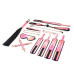 БДСМ-набор Liebe Seele Vivid Sakura 8 Pieces Set, 8 аксессуаров, экокожа на бархатной основе - Фото №2