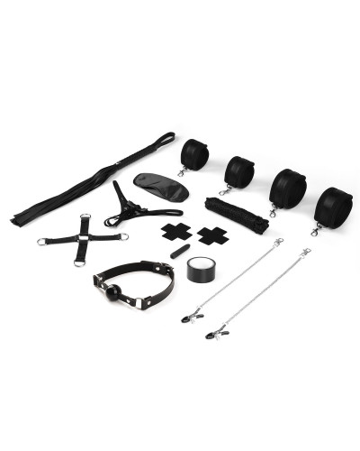 БДСМ-набір Liebe Seele Bound You 12pcs set, 12 предметів, у комплекті віброкуля і мереживні стрінги - Фото №2