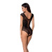 Бодістокінг Passion BS064 One Size, Black, боді, закрите плече, відкритий доступ - Фото №2